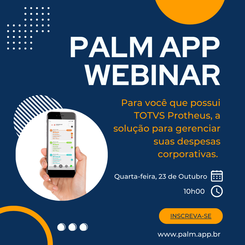 Palm App Aplicativo de integração com ERPs Estoque